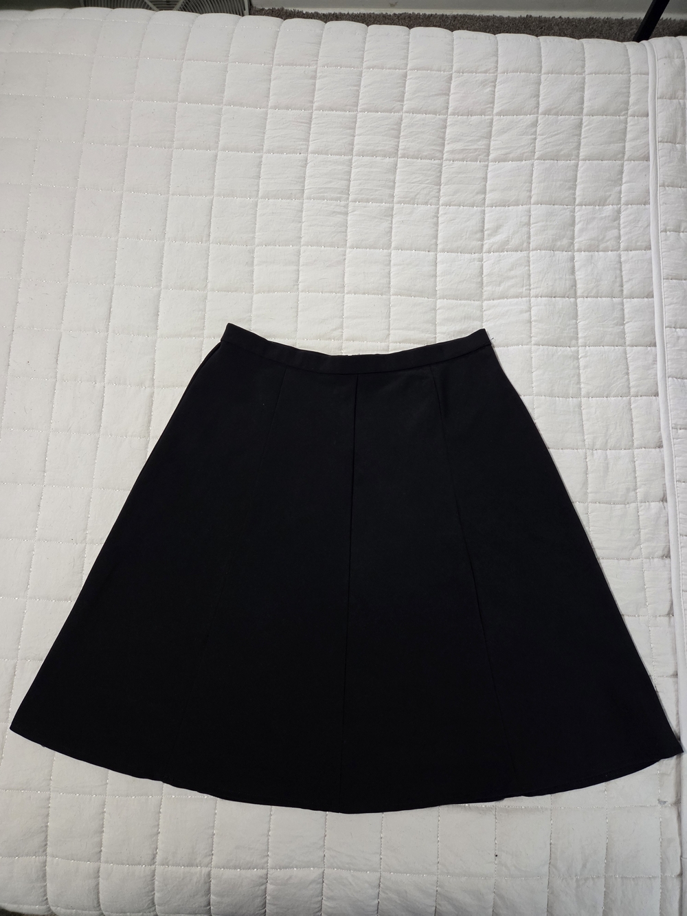 Classic Black A-Line Women's Skirt